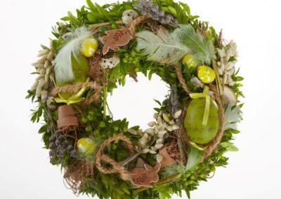 RD70042 buxus rings natur easter